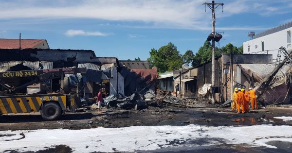 Khởi tố vụ cháy xe bồn chở xăng làm 6 người tử vong ở Bình Phước