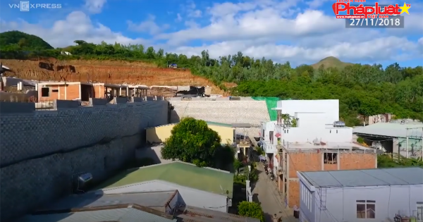 Khu biệt thự ở Nha Trang bị buộc phá tường thành khổng lồ