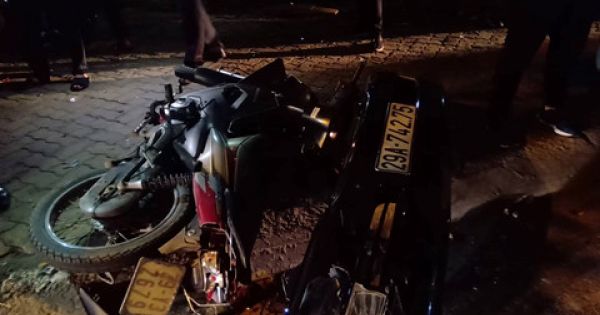 Hà Nội: Nữ tài xế lái lexus tông gần chục xe máy, người và xe la liệt giữa đường
