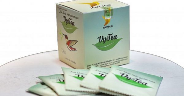 Thu hồi trà giảm cân Vy&Tea có chứa chất cấm