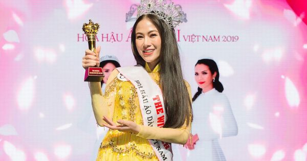 Giọng ca “Sao Mai” Tuyết Nga đăng quang “ Hoa hậu áo dài Việt Nam 2019”