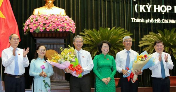 Ông Võ Văn Hoan và ông Ngô Minh Châu được bầu làm Phó chủ tịch UBND TPHCM