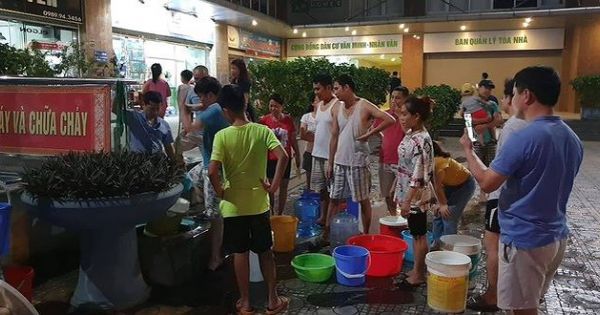 Gần 10 nghìn cư dân Hà Nội đã có nước sử dụng sau nhiều ngày thiếu nước