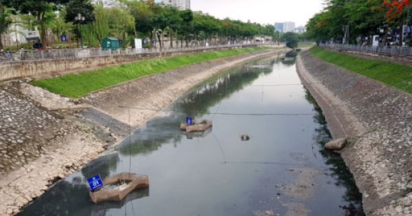 Đã có kết quả bước đầu thí điểm làm sạch sông Tô Lịch bằng công nghệ Nhật Bản