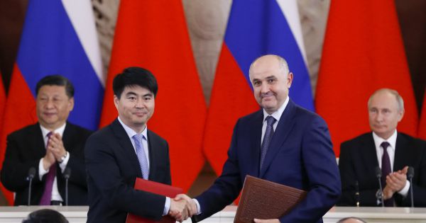 Lãnh đạo Nga, Trung Quốc khẳng định quan hệ đối tác bền chặt