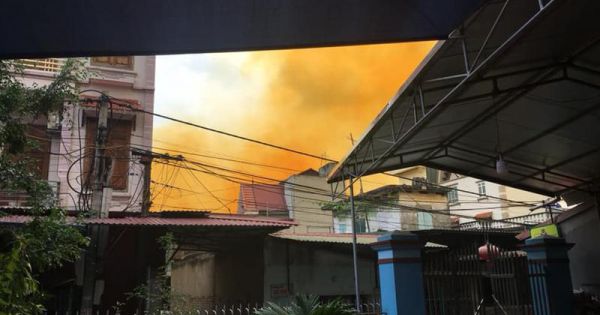 Hải Dương: Vụ ô nhiễm khói màu vàng tại KCN Phúc Điền khiến người dân lo lắng