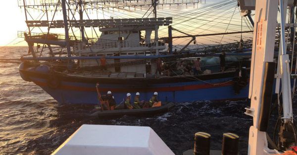 5 thuyền viên mất tích tại vùng biển Hòn Cau