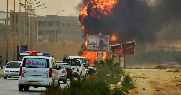 Libya: Quân đội Quốc gia Lybya tập kích dữ dội sân bay Mitiga