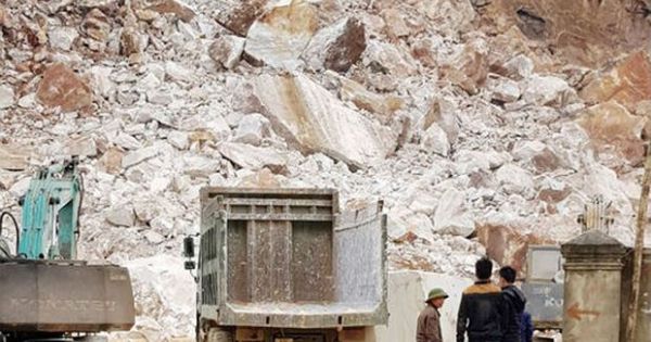 Công ty Ngọc Thắng bị phạt 105 triệu vì vi phạm trong hoạt động khai thác mỏ đá