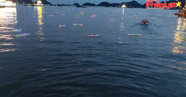 Hải Phòng trần tình việc 30.000 hoa đăng thả trôi trên biển gây ô nhiễm môi trường