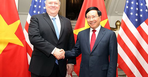 Ngoại trưởng Mỹ gửi lời chúc mừng Quốc khánh Việt Nam