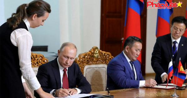 Tổng thống Nga thăm chính thức Mông Cổ, kí kết loạt văn kiện quan trọng