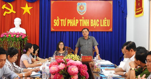Đoàn Kiểm tra Cục Trợ giúp pháp lý – Bộ Tư pháp: Kiểm tra công tác trợ giúp pháp lý tại tỉnh Bạc Liêu