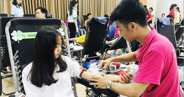 Phát động chương trình hiến máu tình nguyện trong khối trường học