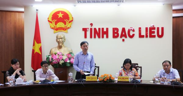 Đoàn kiểm tra liên ngành Bộ Tư pháp làm việc với UBND tỉnh Bạc Liêu