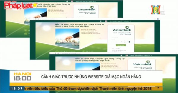 Chiến dịch mạo danh website ngân hàng Việt
