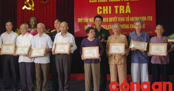 Thừa Thiên - Huế: Hơn 7,5 tỷ đồng chi trả chế độ cho đối tượng dân công hỏa tuyến
