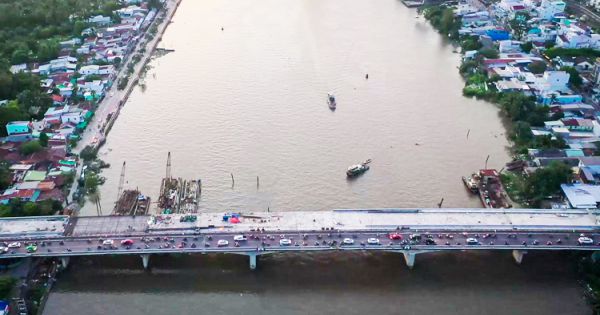 Cầu Quang Trung ở cửa ngõ Cần Thơ sắp thông xe