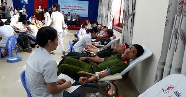 Hơn 1.000 thanh niên Đà Nẵng hiến máu trong Ngày hội 