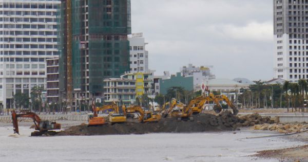 Nạo vét, cắt xén 48.600 m2 đất tại khu lấn biển ở Quy Nhơn