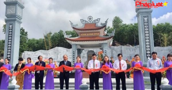 Hoàn thành nâng cấp di tích Đền liệt sĩ Núi Quế - Anh Linh Đài