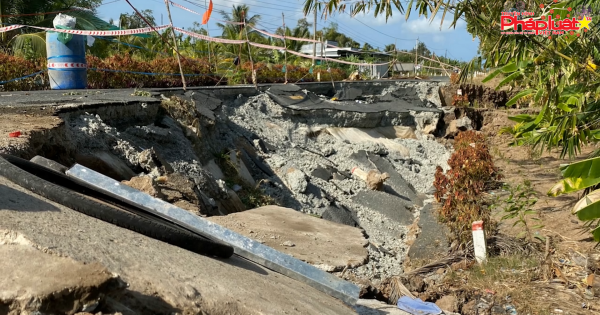 Vụ đường 700 tỉ ở Cà Mau: Cảnh báo nguy cơ tiếp tục sụt lún