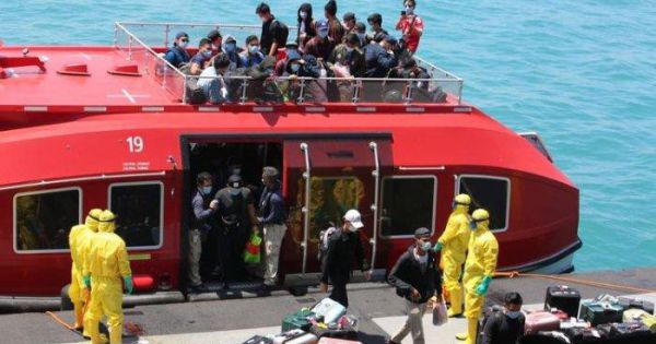 Indonesia cách ly 188 người trên tàu Dream World