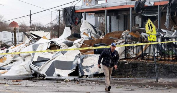 Mỹ: Lốc xoáy tàn phá Nashville, gây thiệt hại lớn