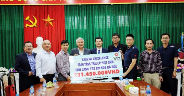 Taiwan Excellence trao tặng quà cứu trợ cho Làng trẻ SOS Hà Nội