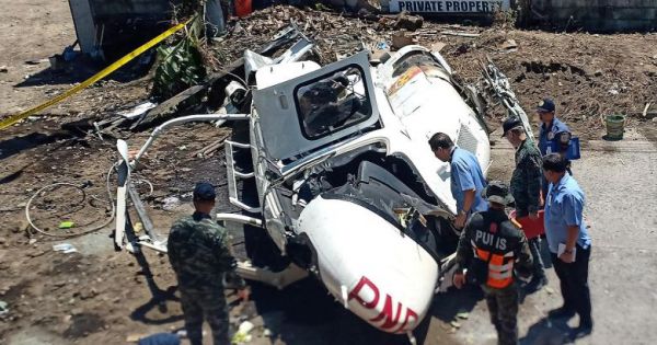 Trực thăng chở tư lệnh cảnh sát quốc gia Philippines rơi