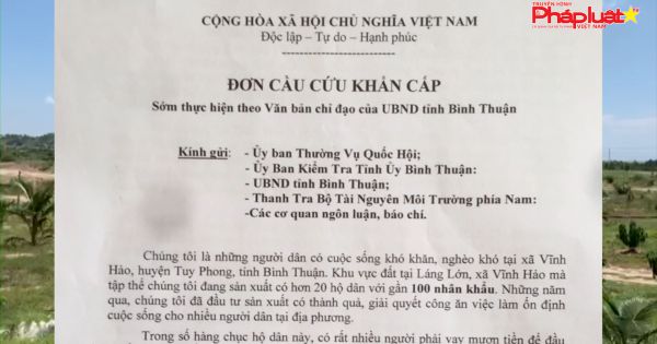 Vụ “Hàng chục người dân Tuy Phong kêu cứu vì bị mất đất” - kỳ 7: UBND tỉnh Bình Thuận lập đoàn thanh tra toàn diện dự án