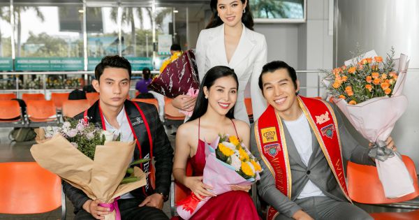 Vũ Hương Giang đón Hoa hậu Siêu quốc gia