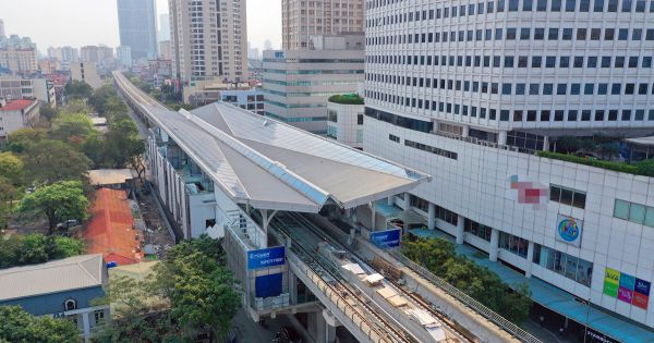 Metro Nhổn - ga Hà Nội thi công xong đoạn trên cao