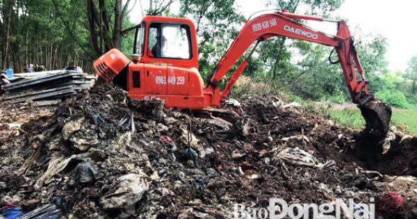 Đồng Nai: Phát hiện công ty chôn lấp chất thải nguy hại trái phép