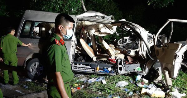 Tai nạn xe khách thảm khốc ở Bình Thuận, 8 người tử vong, 9 người bị thương