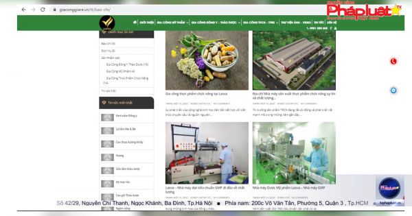 Lasva: “Mập mờ” thông tin quảng cáo nhà máy sản xuất đạt chuẩn GMP