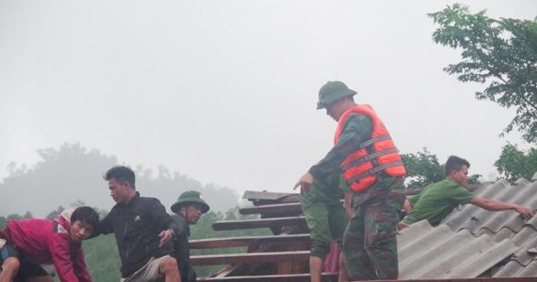 Hơn 3000 người dân vùng biên giới bị chia cắt sau bão số 5 tại tỉnh Quảng Bình