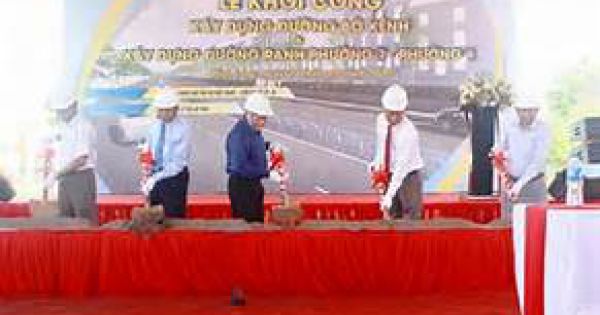 Khởi công 2 công trình có tổng mức đầu tư gần 274 tỷ đồng tại Vĩnh Long