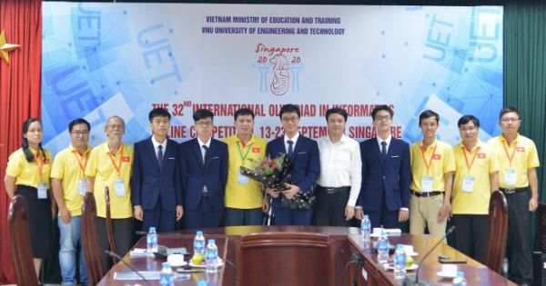 4 học sinh Việt Nam giành huy chương Olympic tin học quốc tế