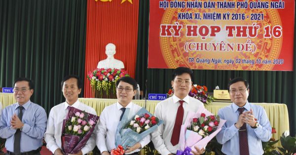 Giám đốc Sở GTVT được bầu làm Chủ tịch TP Quảng Ngãi