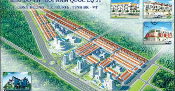 Bà Rịa – Vũng Tàu điều chỉnh diện tích dự án Khu đô thị mới Nam Quốc lộ 51