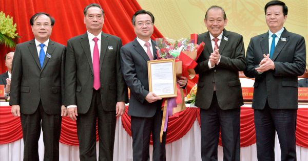 Trao quyết định bổ nhiệm ông Nguyễn Thanh Nghị làm Thứ trưởng Bộ Xây dựng