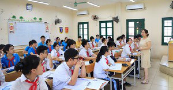 Hà Nội nâng tỷ lệ học sinh học 2 buổi/ngày ở cấp trung học cơ sở