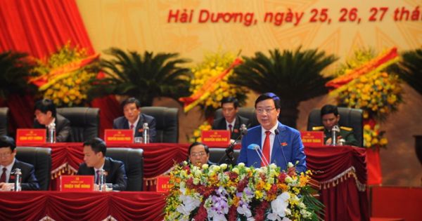 Ông Phạm Xuân Thăng được bầu giữ chức Bí thư Tỉnh ủy Hải Dương