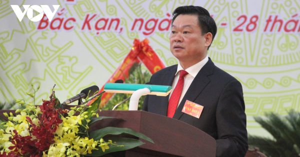 Ông Hoàng Duy Chinh được bầu làm Bí thư Tỉnh ủy Bắc Kạn
