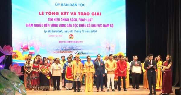 Đội Kiên Giang chiến thắng Hội thi Tìm hiểu Chính sách, Pháp luật, Giảm Nghèo Bền vững Vùng Dân tộc Thiểu số Khu vực Nam bộ năm 2020