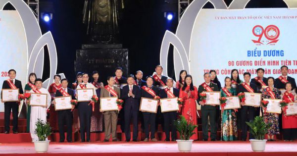 Hà Nội tổ chức kỷ niệm trọng thể 90 năm Ngày truyền thống Mặt trận Tổ quốc Việt Nam