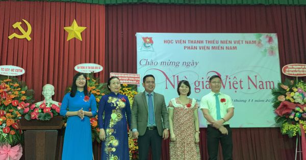 Học Viện Thanh thiếu niên Việt Nam – Phân Viện miền Nam tổ chức nhiều hoạt động mừng Ngày Nhà giáo Việt Nam