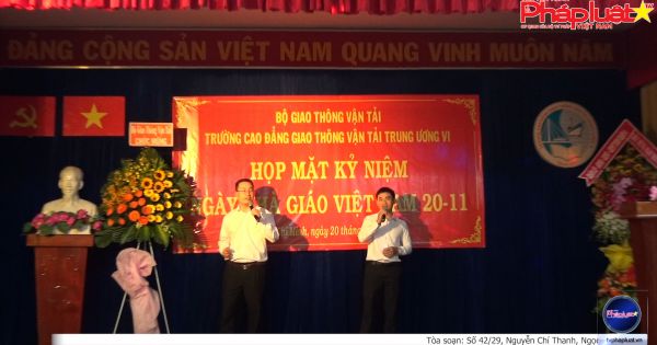 Trường Cao đẳng GT-VT Trung ương VI tổ chức lễ kỷ niệm Ngày Nhà giáo Việt Nam