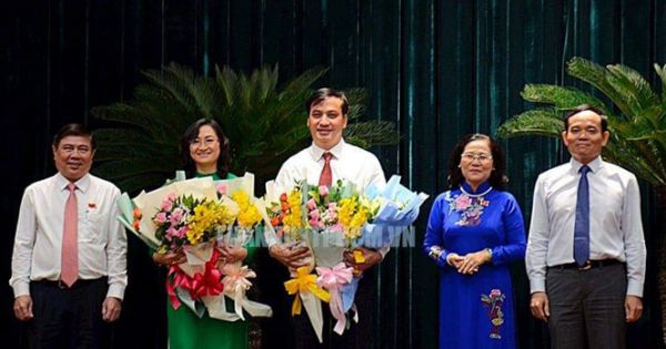 UBND thành phố Hồ Chí Minh có hai Phó Chủ tịch mới